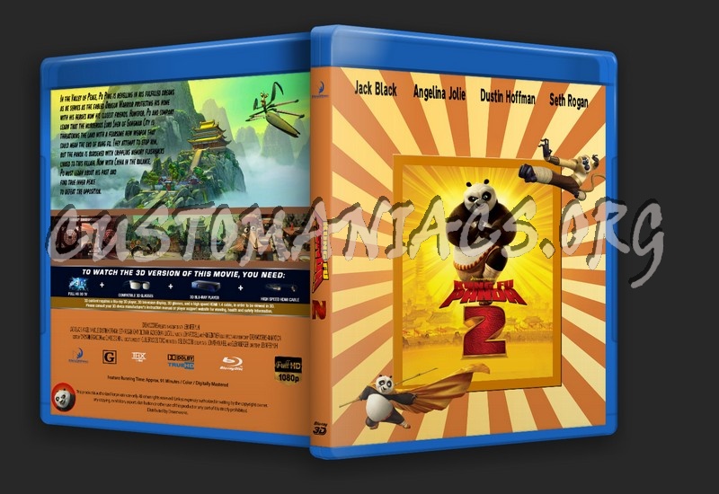 Kung Fu Panda 2 3D blu-ray cover