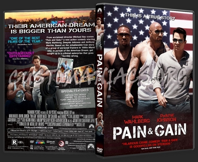 Pain and Gain dvd cover