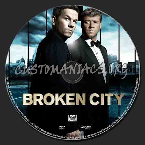 Broken City dvd label