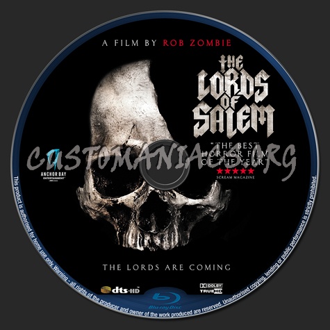 The Lords of Salem blu-ray label