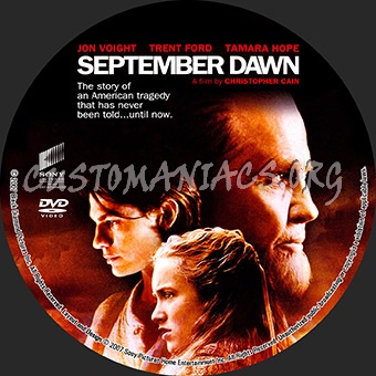 September Dawn dvd label