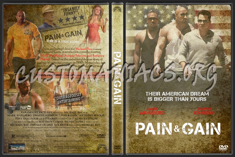 Pain and Gain dvd cover