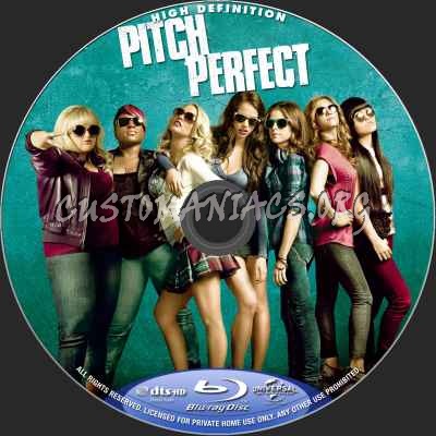 Pitch Perfect blu-ray label