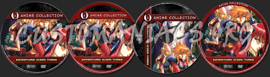 Anime Collection Adventure! Iczer Three dvd label