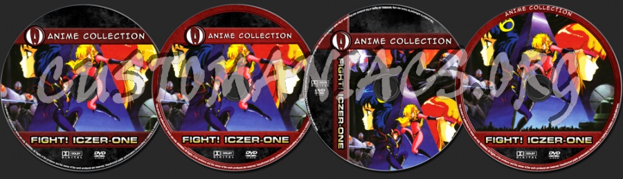 Anime Collection Fight! Iczer One dvd label