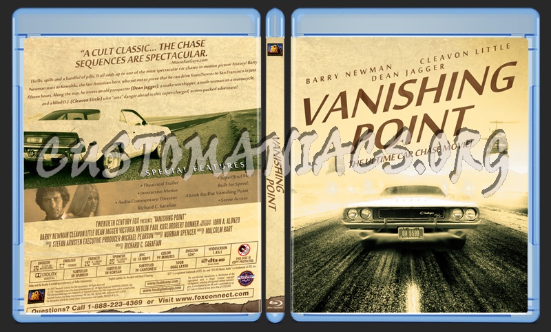 Vanishing Point blu-ray cover