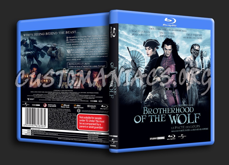 Brotherhood of the Wolf blu-ray cover