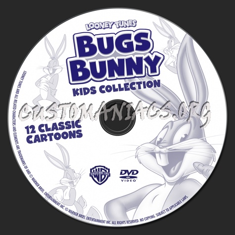 Bugs Bunny Kids Collection dvd label