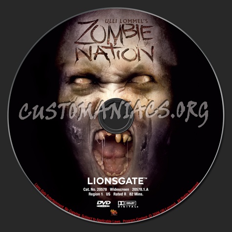 Zombie Nation dvd label