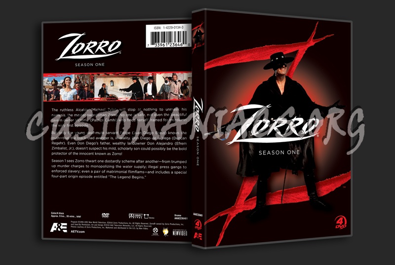 Zorro Season 1 dvd cover
