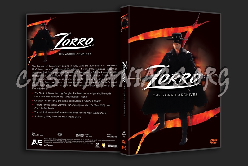 The Zorro Archives dvd cover