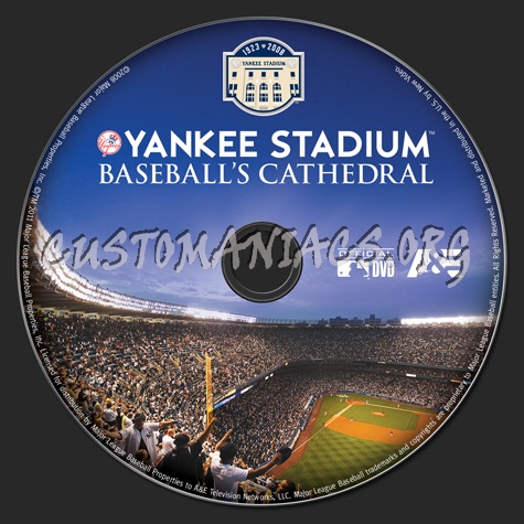 Yankee Stadium Baseball's Cathedral dvd label
