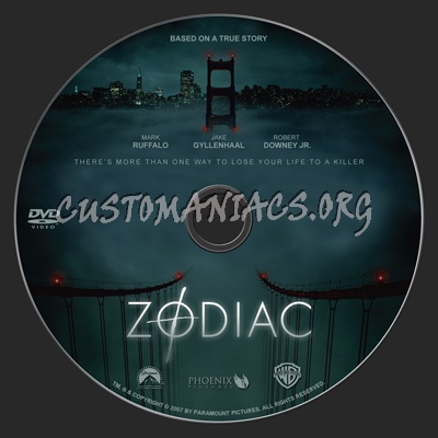 Zodiac dvd label