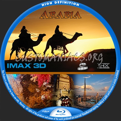 Arabia 3D blu-ray label