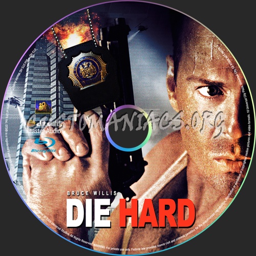 Die Hard blu-ray label