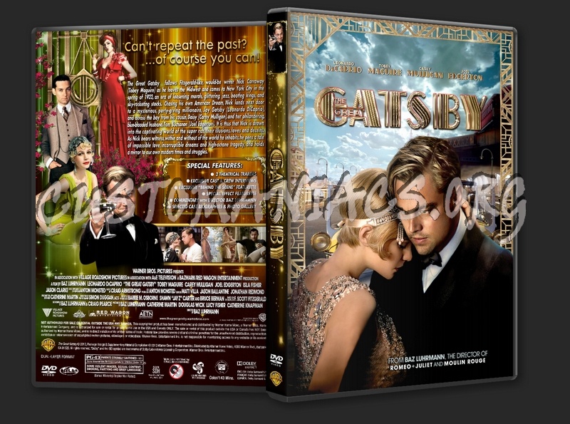 The Great Gatsby (2013) dvd cover