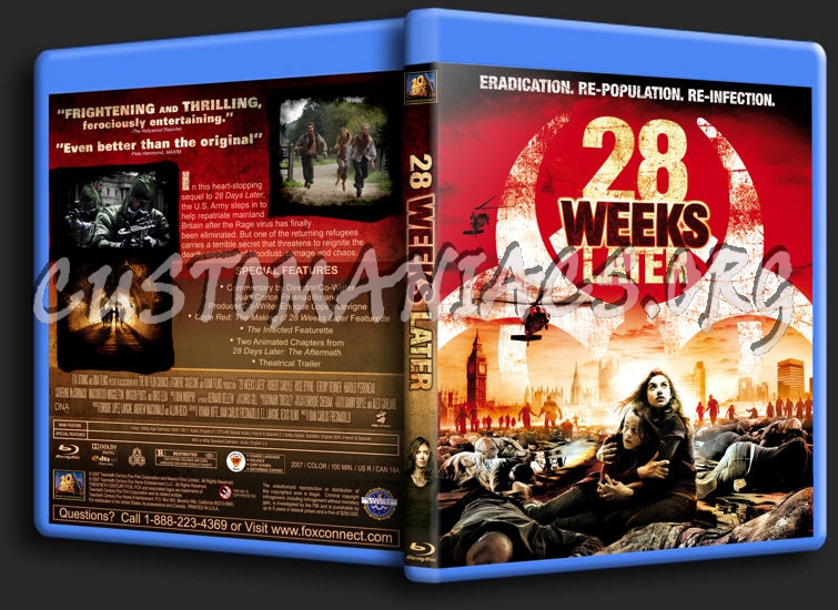 28 Weeks Later blu-ray cover