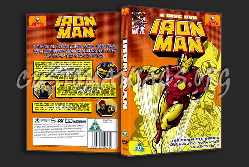 Iron Man The Complete Series dvd cover