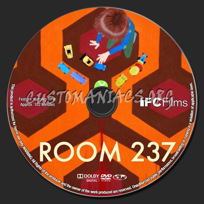 Room 237 dvd label