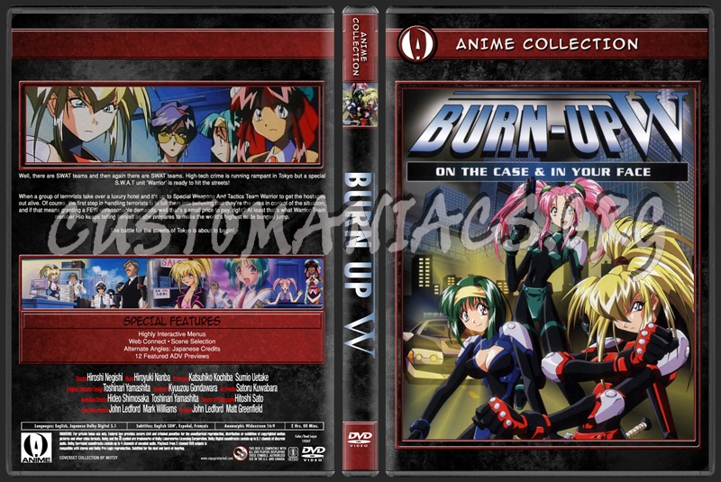 Anime Collection Burn Up W dvd cover