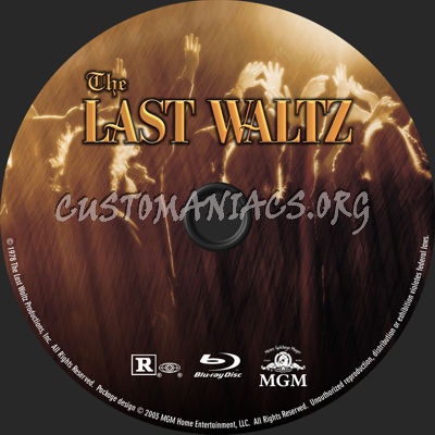 The Last Waltz blu-ray label