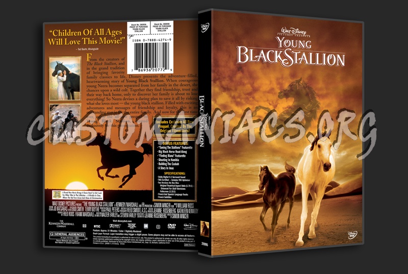Young Black Stallion dvd cover