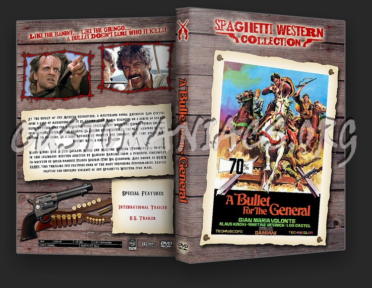 Spaghetti Western Collection - A Bullet For The General dvd cover
