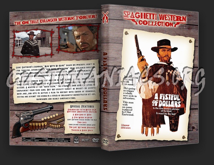 Spaghetti Western Collection - A Fistful Of Dollars dvd cover