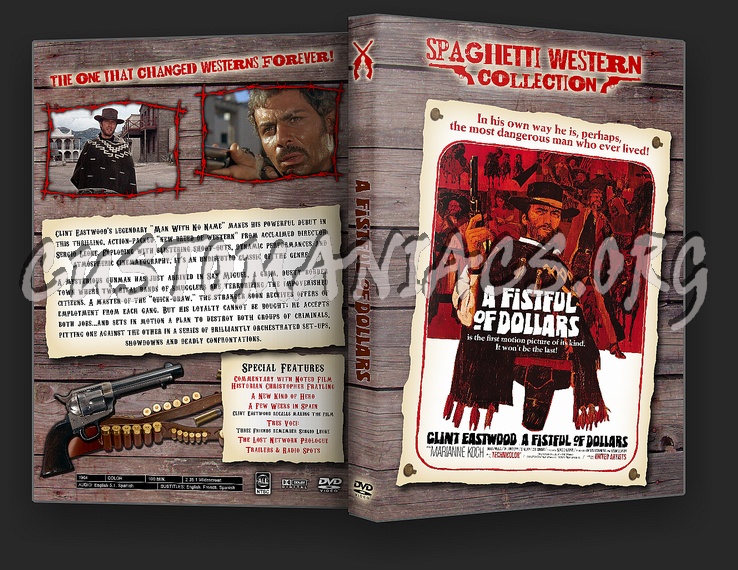 Spaghetti Western Collection - A Fistful Of Dollars dvd cover