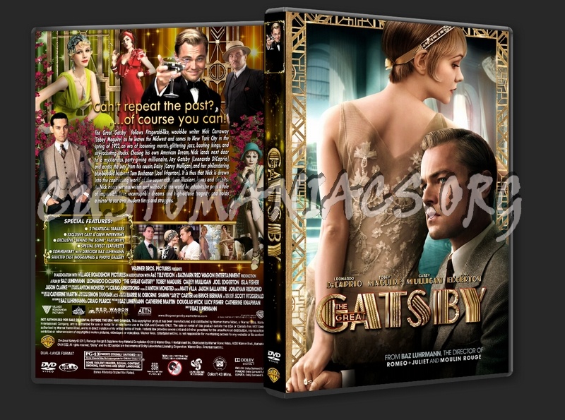 The Great Gatsby (2013) dvd cover