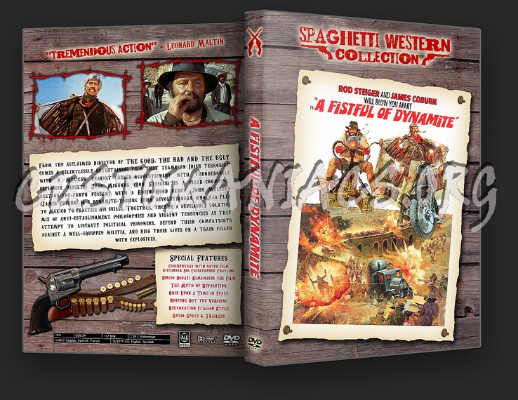 Spaghetti Western Collection - A Fistful Of Dynamite (aka Duck, You Sucker) dvd cover