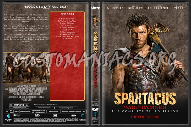 Spartacus Tv Collection dvd cover