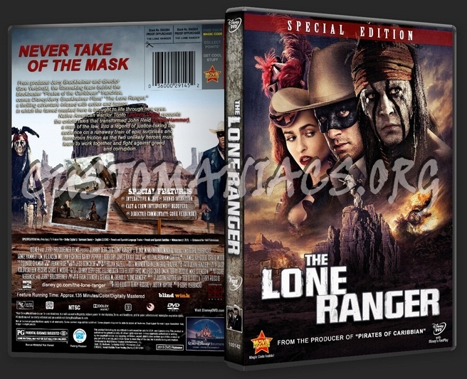 The Lone Ranger dvd cover