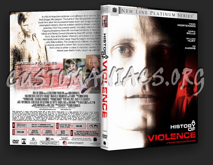 A History of Violence dvd cover