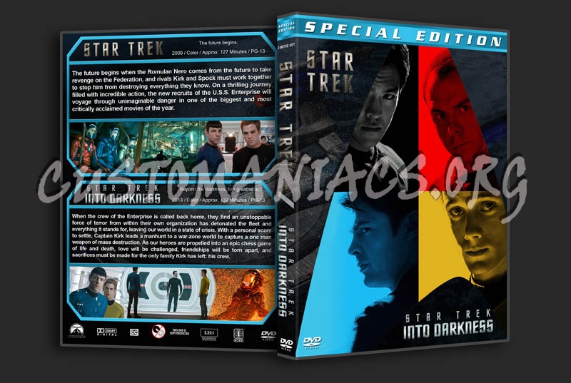 Star Trek / Star Trek: Into Darkness Double dvd cover