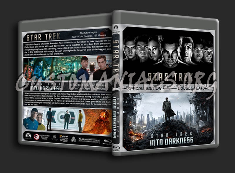 Star Trek / Star Trek: Into Darkness Double blu-ray cover