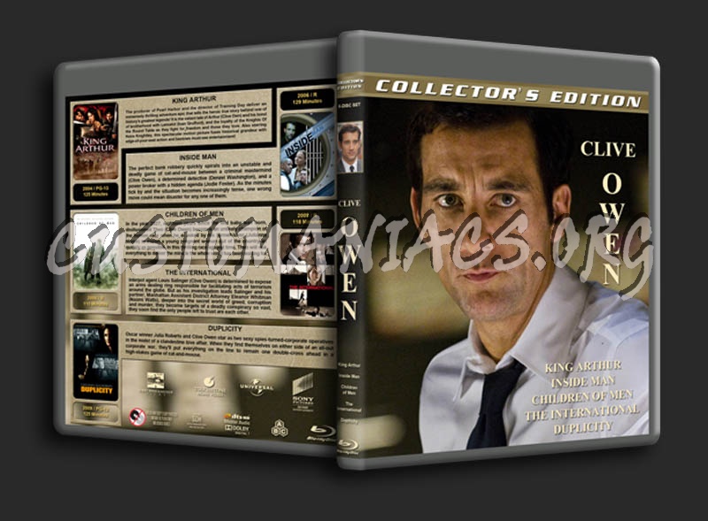 Clive Owen Collection blu-ray cover