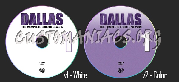 Dallas Season 4 dvd label