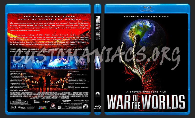 War Of The Worlds blu-ray cover