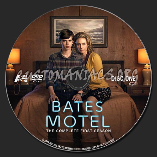 Bates Motel Season 1 dvd label