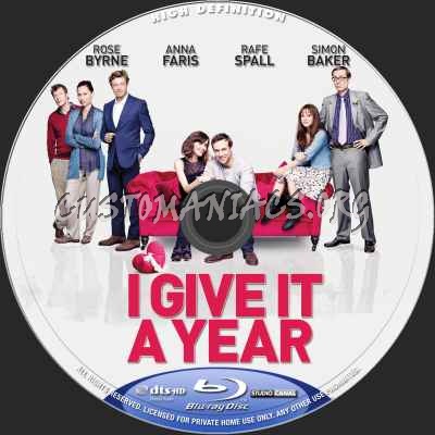 I Give It A Year blu-ray label