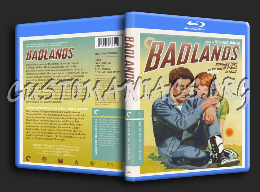 651 - Badlands blu-ray cover