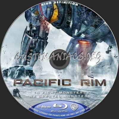 Pacific Rim (2D+3D) blu-ray label