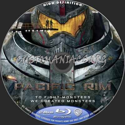 Pacific Rim (2D+3D) blu-ray label