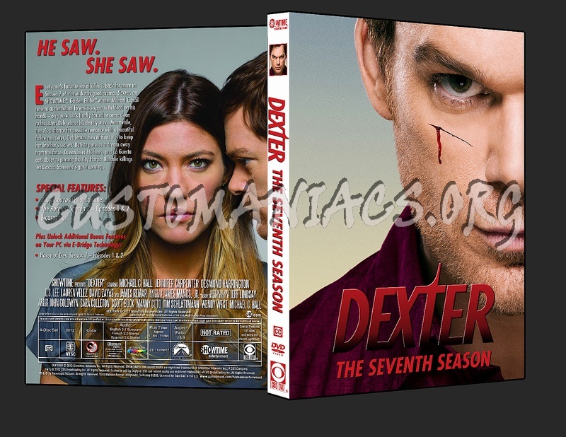 Dexter Season 7 dvd cover