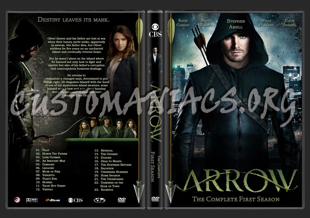 Arrow dvd cover