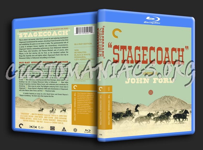 516 - Stagecoach blu-ray cover