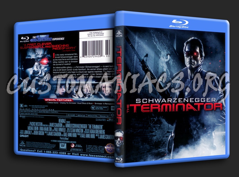 The Terminator blu-ray cover