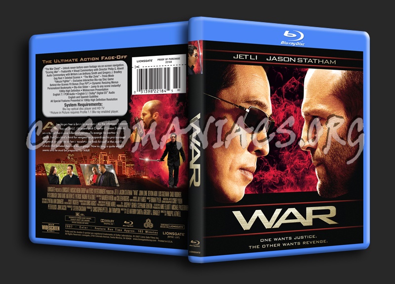 War blu-ray cover