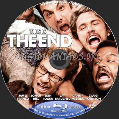 This Is The End blu-ray label